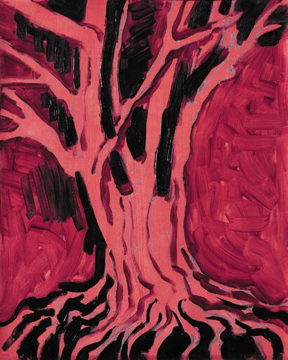 Quercia rossa - a Paint Artowrk by Marco Panì
